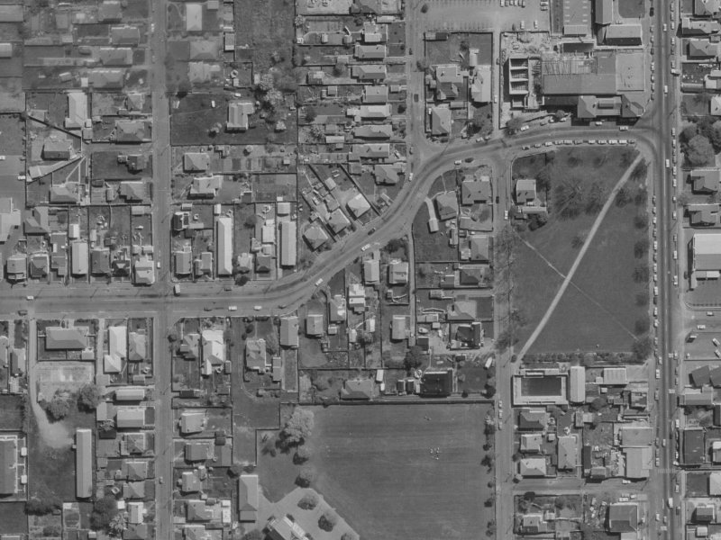 56 London Street from the air, 1970-1974