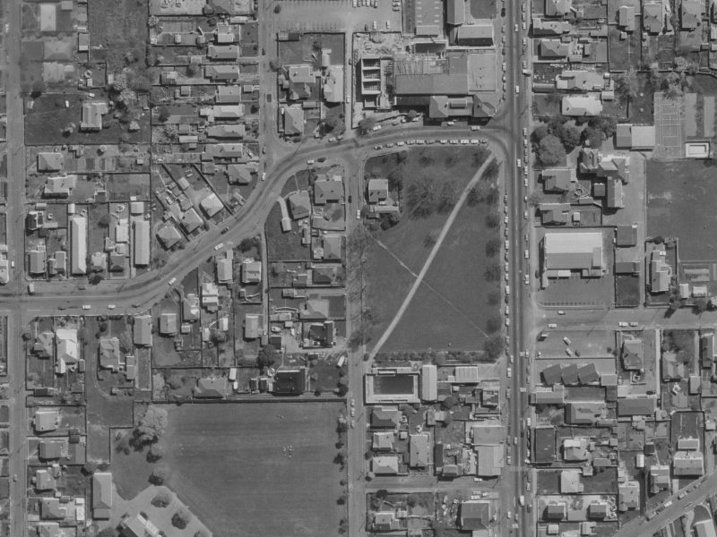 43 Pavitt Street from the air, 1970-1974