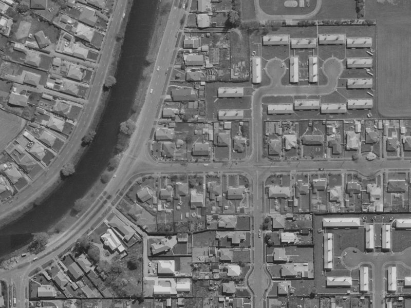 11 Torlesse Street from the air, 1970-1974