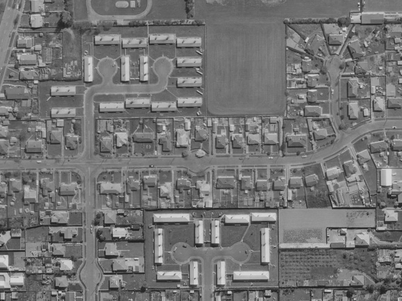 Torlesse Street from the air, 1970-1974