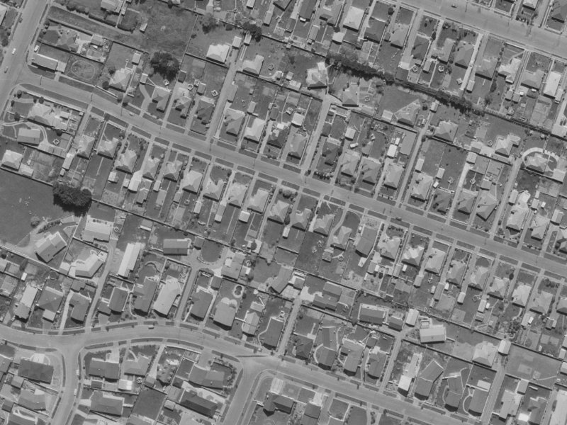 43 Bevington Street from the air, 1970-1974