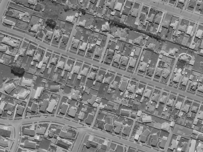 41 Bevington Street from the air, 1970-1974