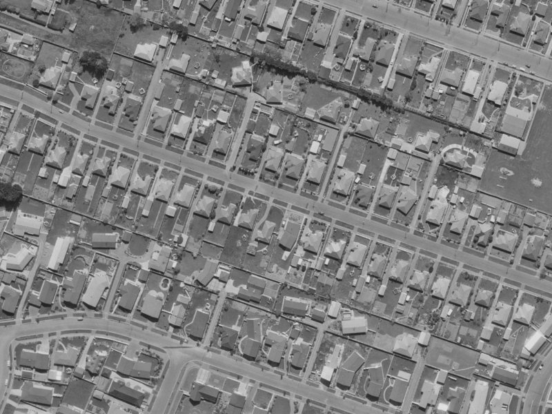 37 Bevington Street from the air, 1970-1974