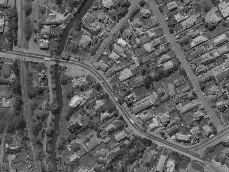 56 Fendalton Road from the air, 1970-1974
