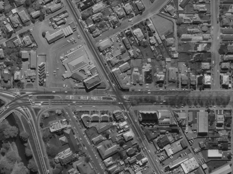 4 Papanui Road from the air, 1970-1974