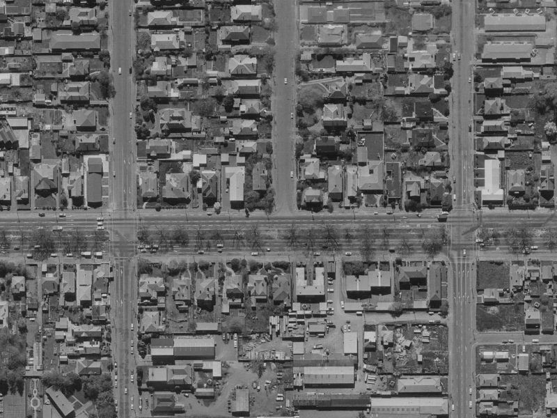 1 Bishop Street from the air, 1970-1974