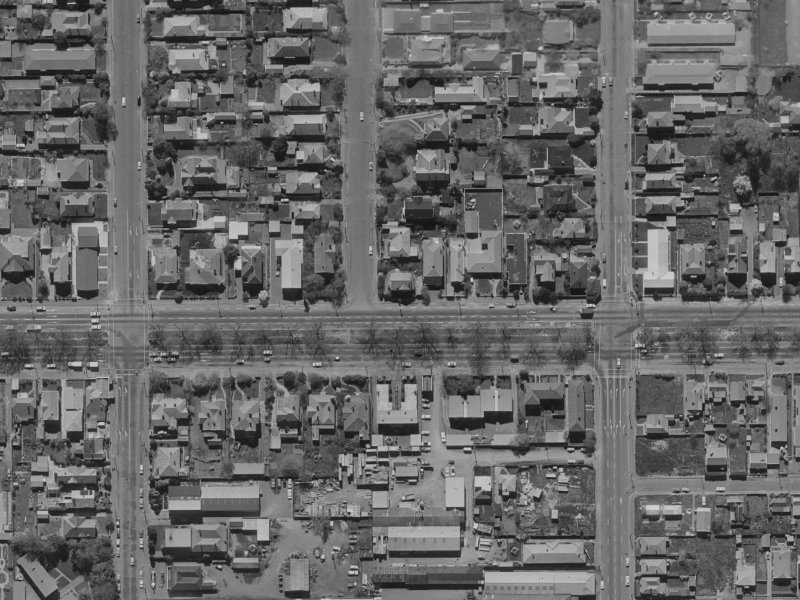 6 Bishop Street from the air, 1970-1974