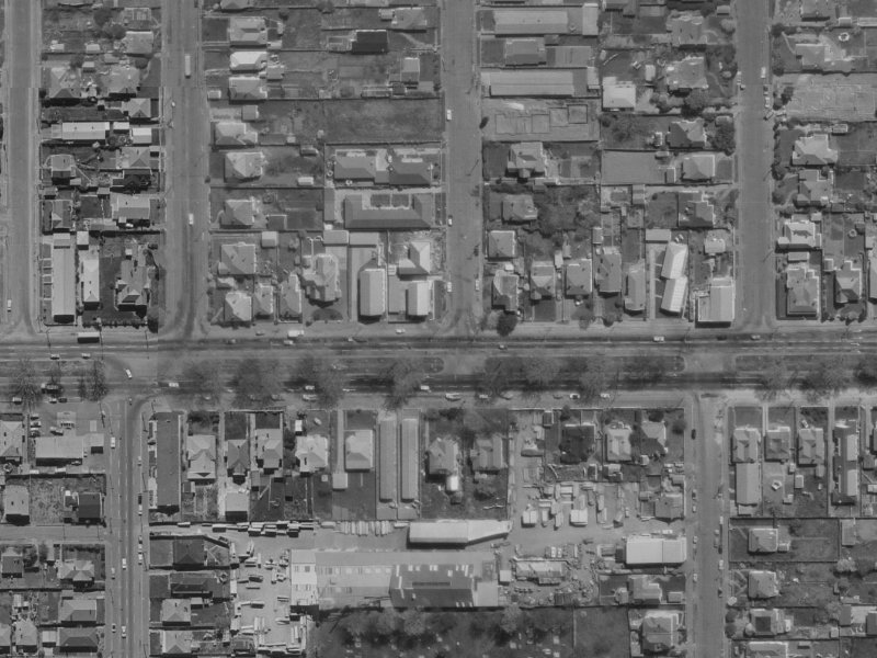 5 Geraldine Street from the air, 1970-1974
