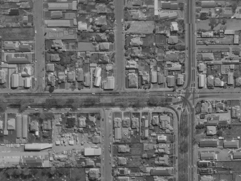 3 Champion Street from the air, 1970-1974