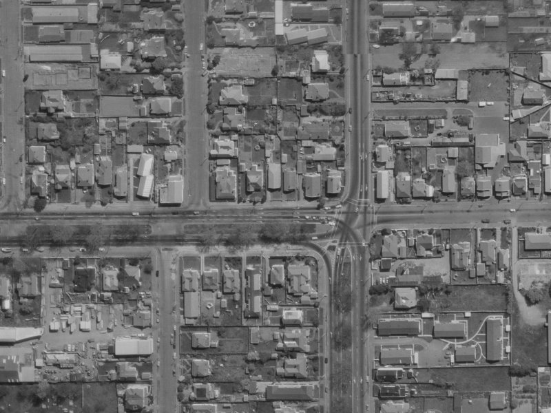 337A Bealey Avenue from the air, 1970-1974
