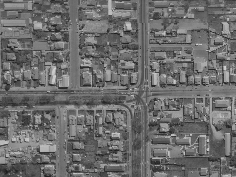 339 Bealey Avenue from the air, 1970-1974