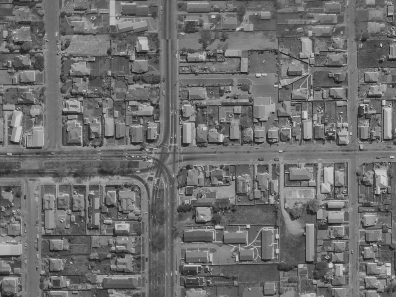 5 London Street from the air, 1970-1974
