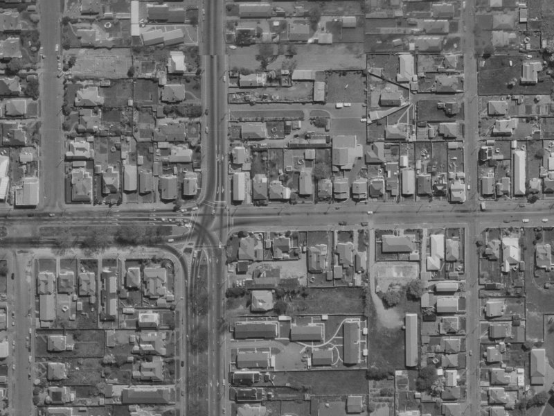 7 London Street from the air, 1970-1974