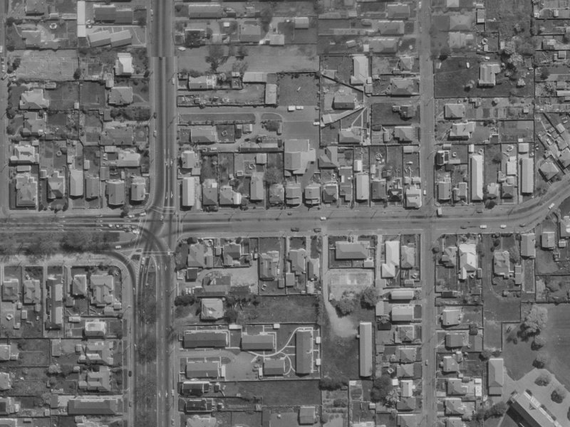 15 London Street from the air, 1970-1974
