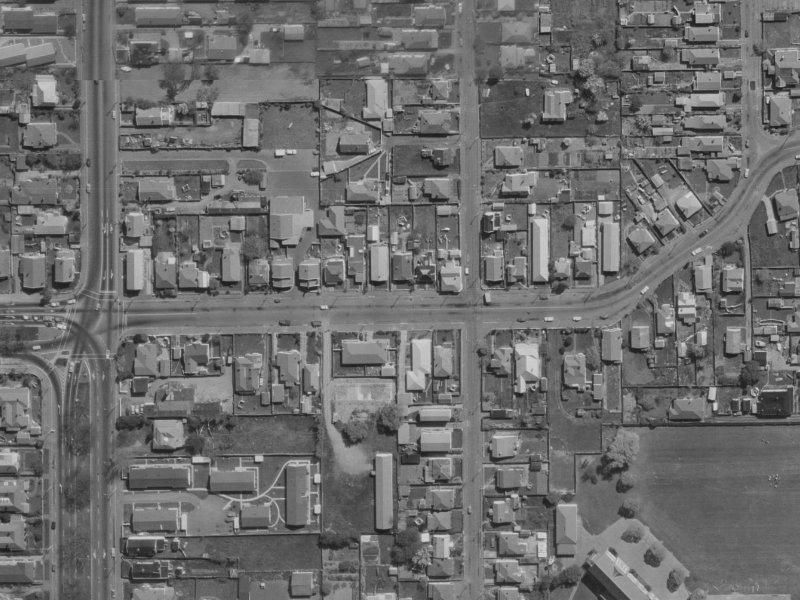 27 London Street from the air, 1970-1974