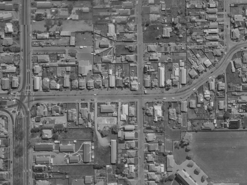 29 London Street from the air, 1970-1974