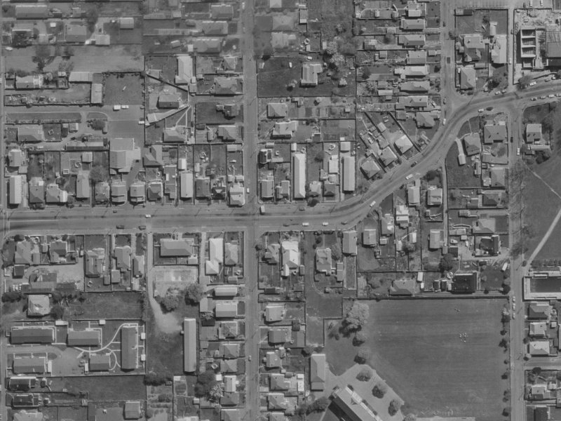 37 London Street from the air, 1970-1974