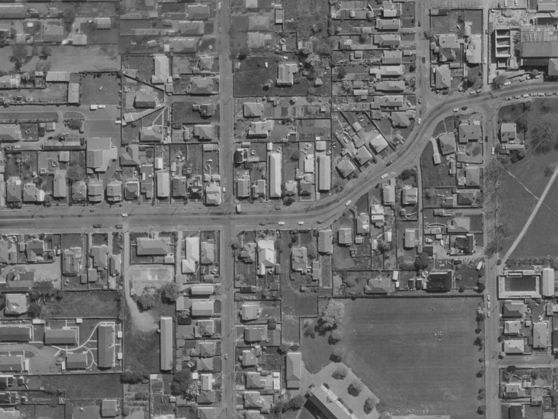 41 London Street from the air, 1970-1974