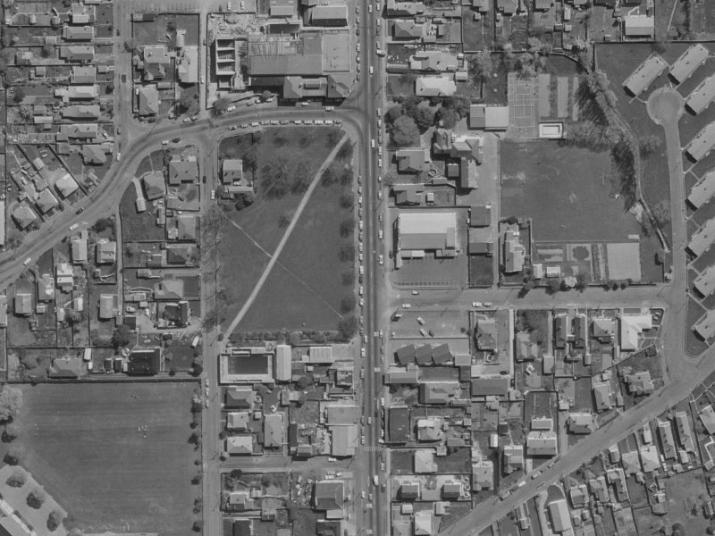 291 Stanmore Road from the air, 1970-1974