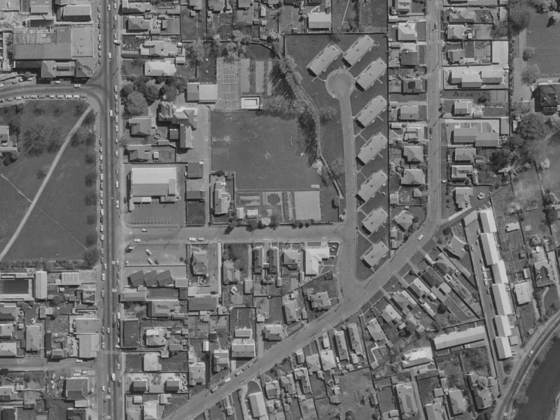17 Warwick Street from the air, 1970-1974