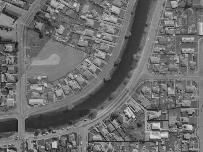 20 Locksley Avenue from the air, 1970-1974