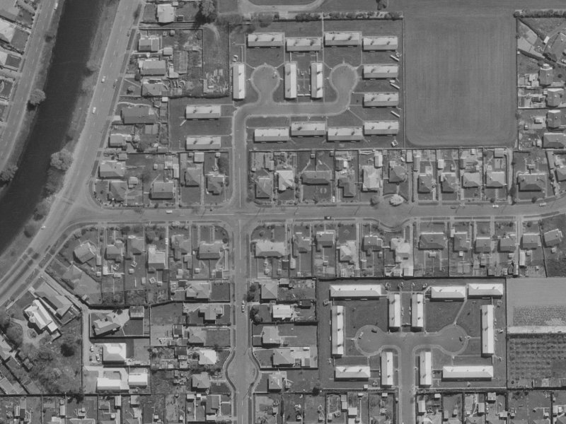 21 Torlesse Street from the air, 1970-1974
