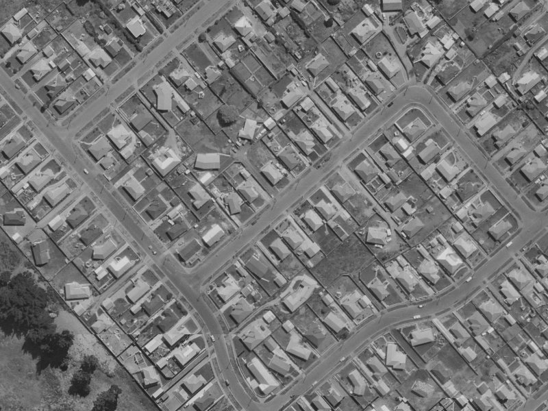 52 Tomrich Street from the air, 1970-1974