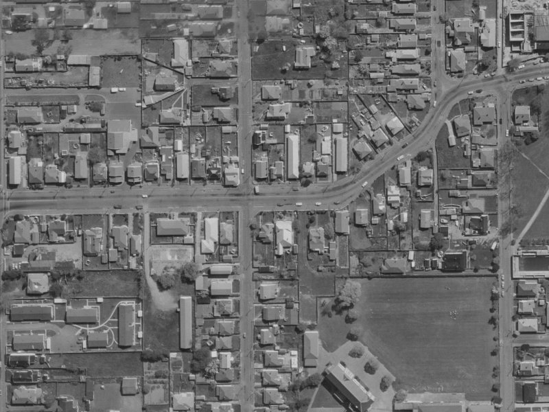 36 London Street from the air, 1970-1974