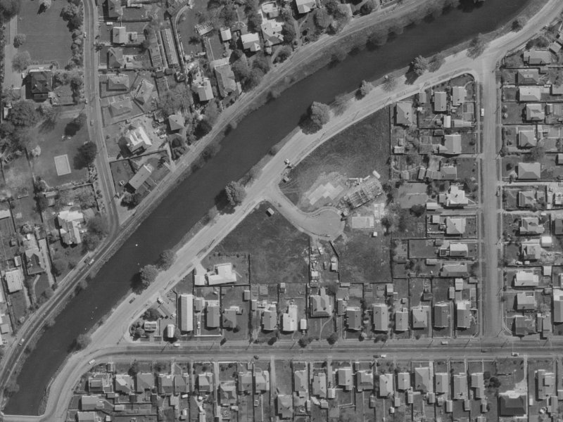 Monkton Place from the air, 1970-1974