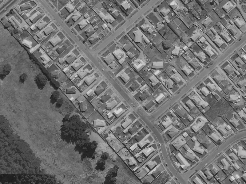155 Shortland Street from the air, 1970-1974
