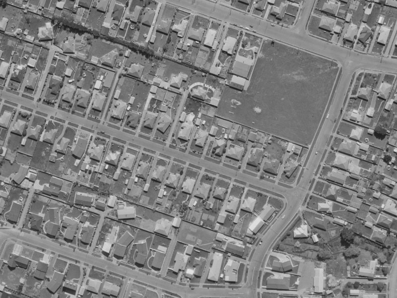 12 Bevington Street from the air, 1970-1974