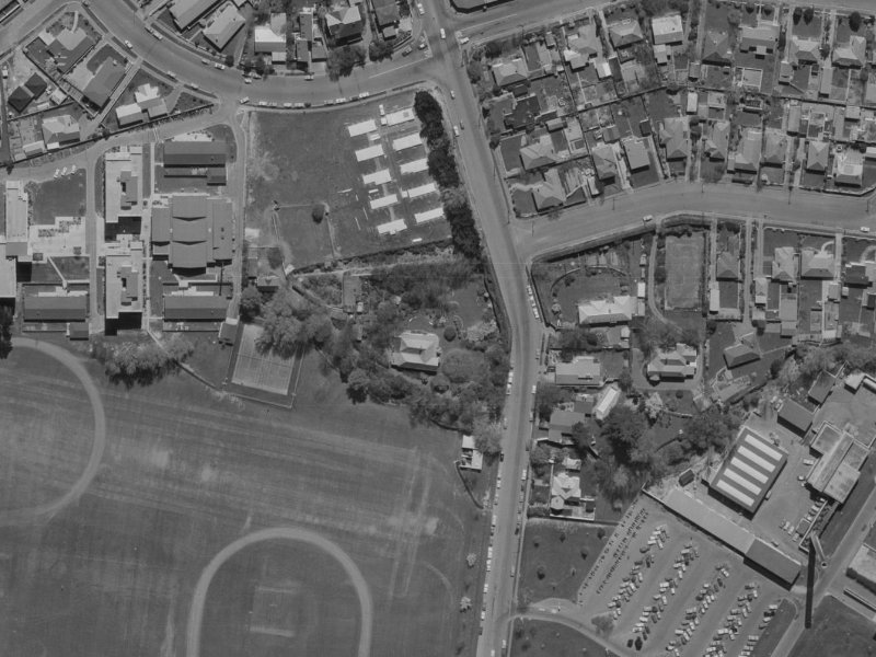129 Ilam Road from the air, 1970-1974