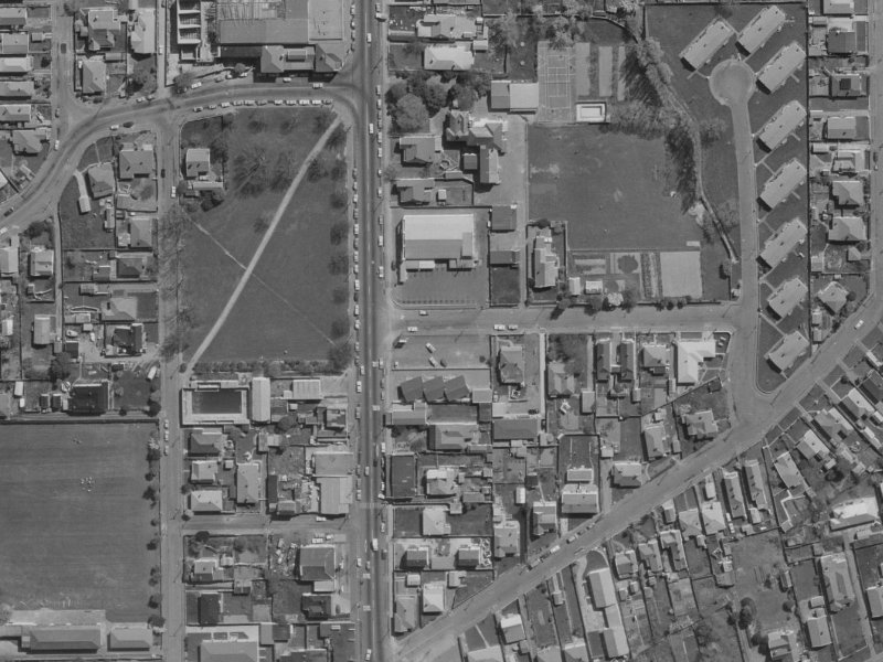 4 Warwick Street from the air, 1970-1974