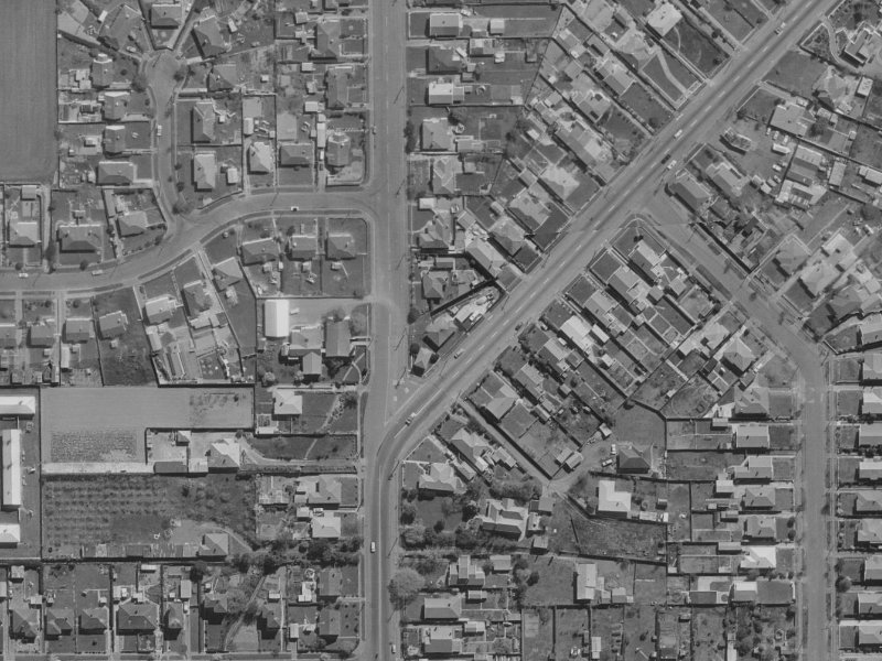 1 Wainoni Road from the air, 1970-1974