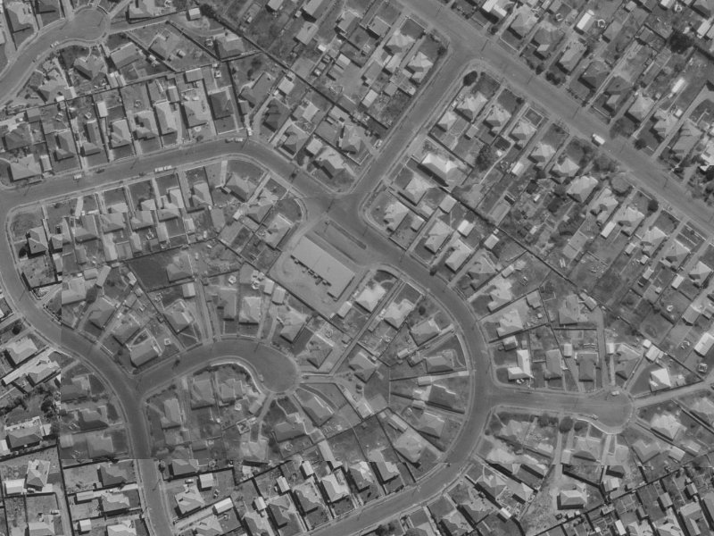 53 Vancouver Crescent from the air, 1970-1974