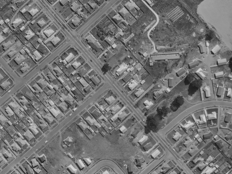 353 Breezes Road from the air, 1970-1974