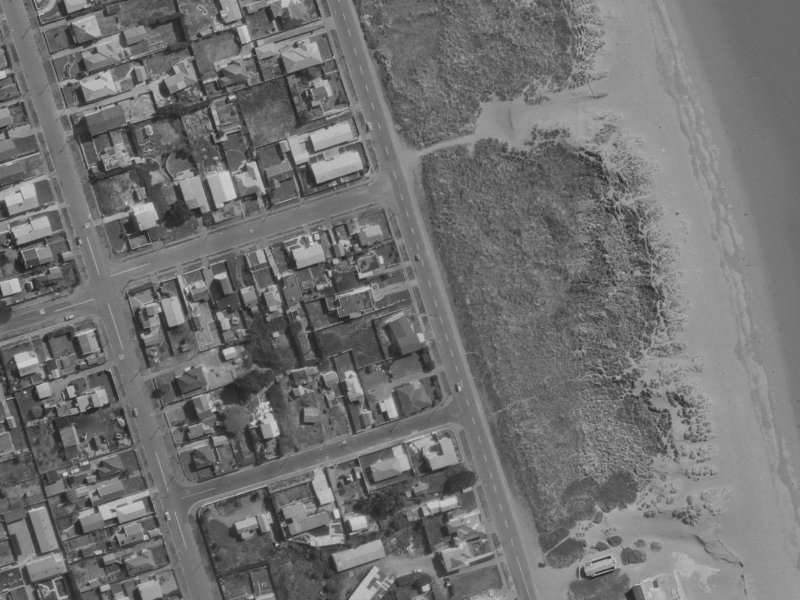349 Marine Parade from the air, 1970-1974