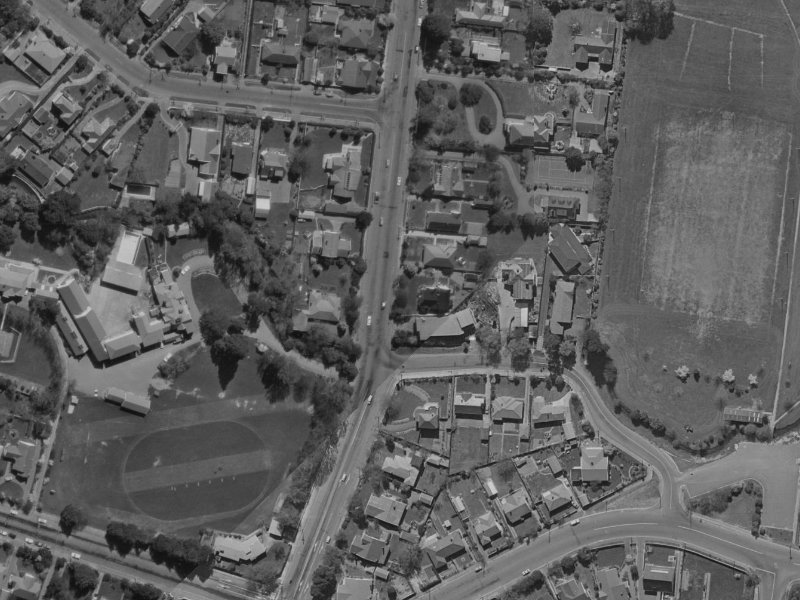 106 Clyde Road from the air, 1970-1974