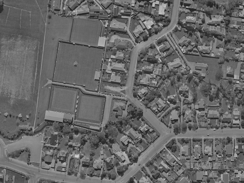 26 Makora Street from the air, 1970-1974