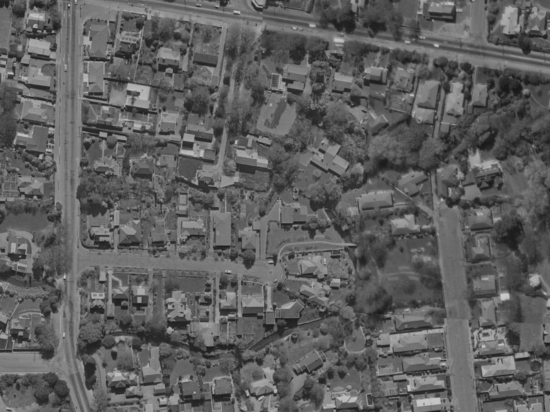 17 Royds Street from the air, 1970-1974