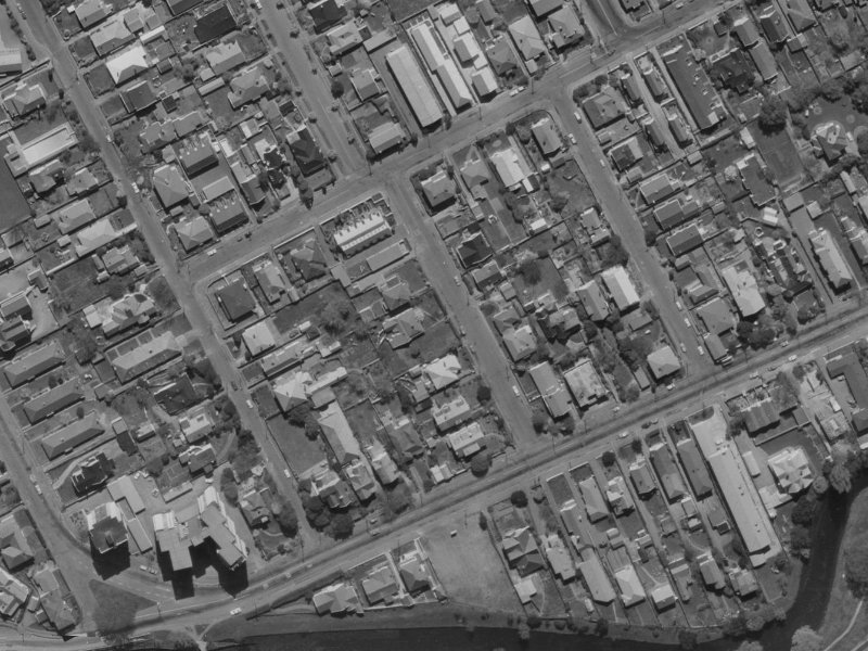 15 Cheltenham Street from the air, 1970-1974