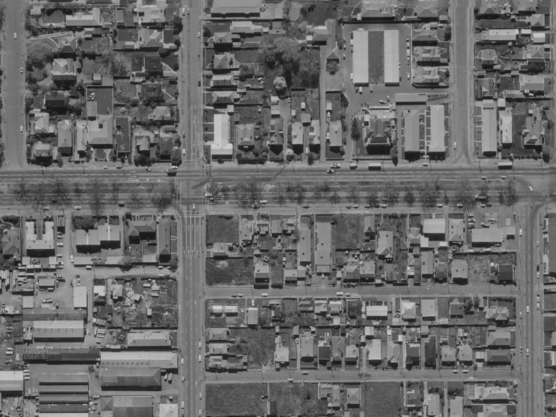 238 Bealey Avenue from the air, 1970-1974