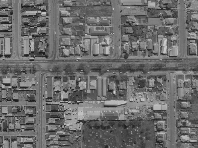 294 Bealey Avenue from the air, 1970-1974