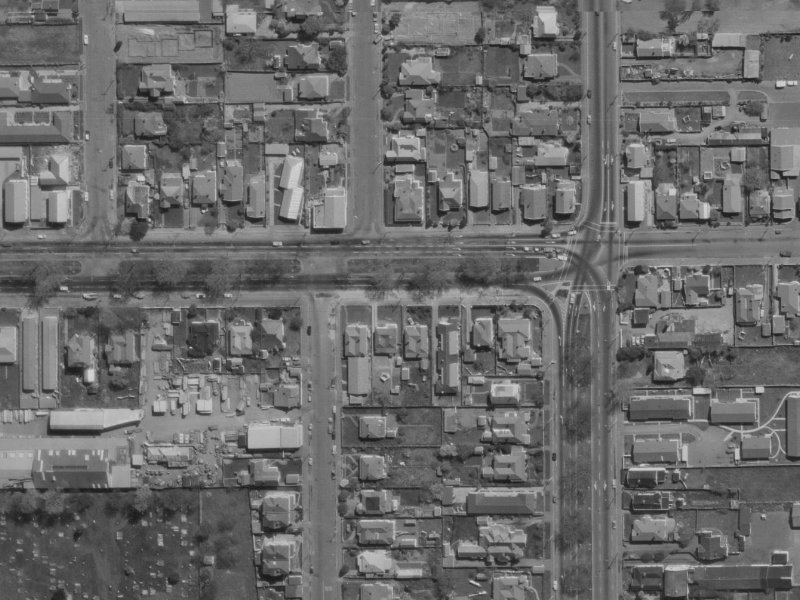 324 Bealey Avenue from the air, 1970-1974
