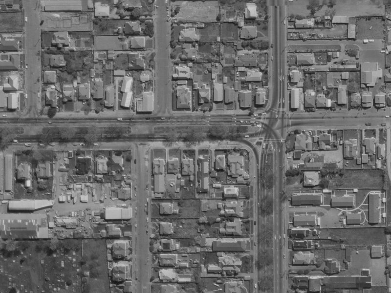 328 Bealey Avenue from the air, 1970-1974