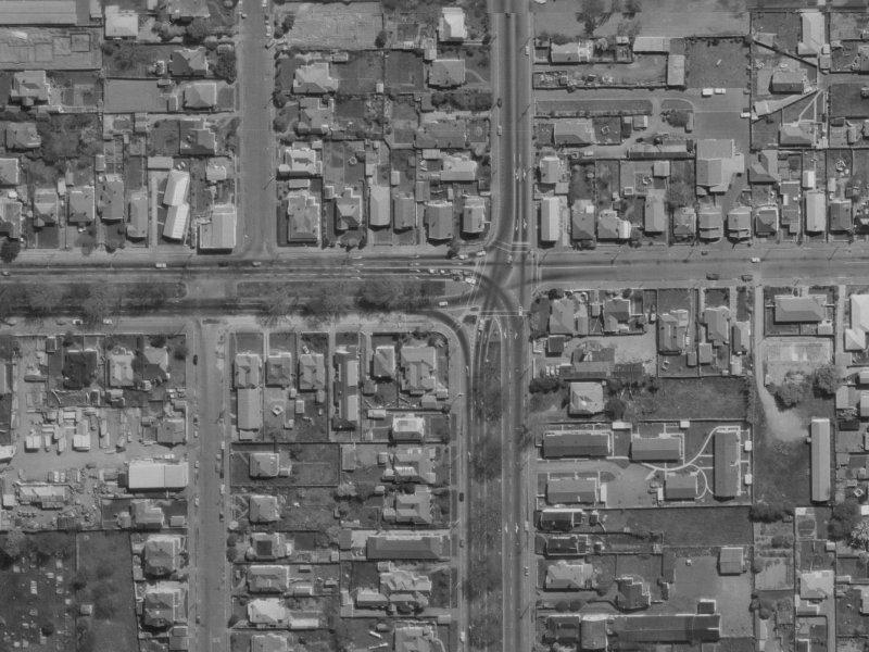 338 Bealey Avenue from the air, 1970-1974