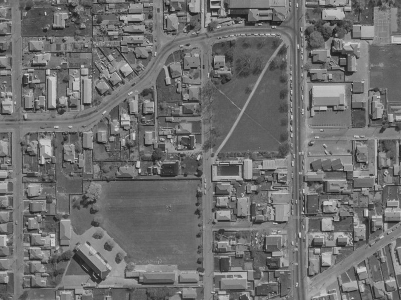 33 Pavitt Street from the air, 1970-1974