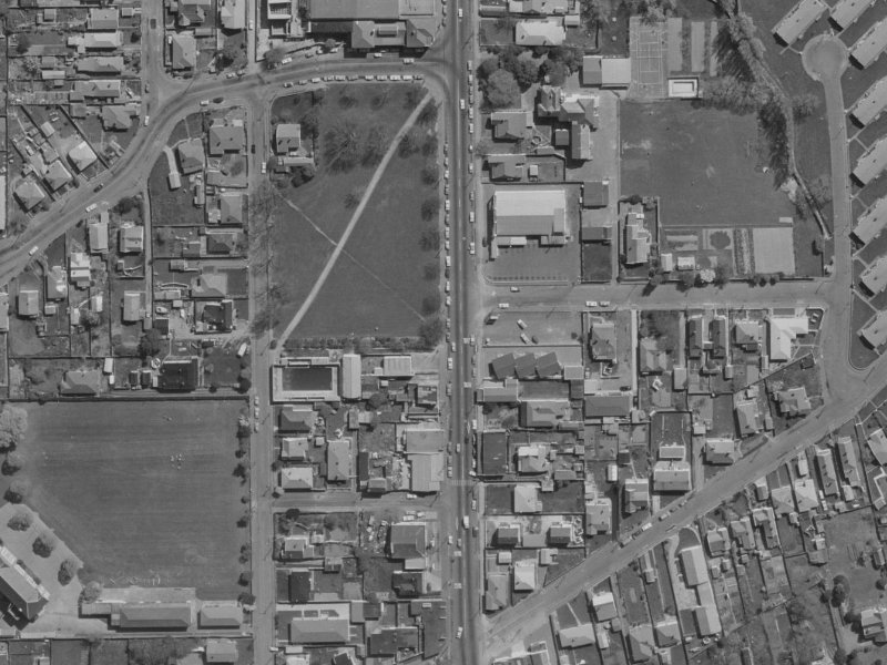 281 Stanmore Road from the air, 1970-1974