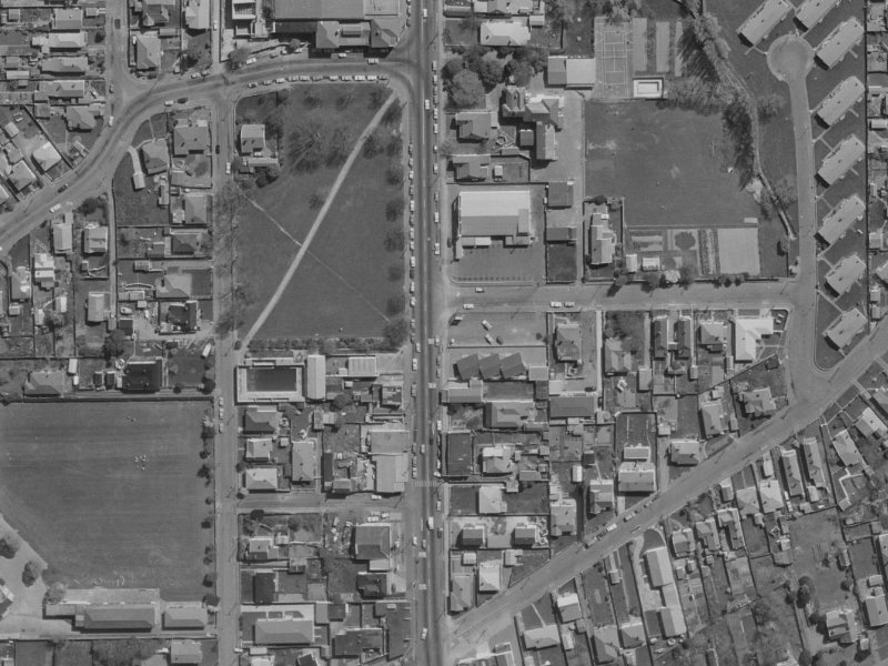 278 Stanmore Road from the air, 1970-1974