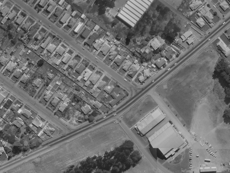 106 Bickerton Street from the air, 1970-1974